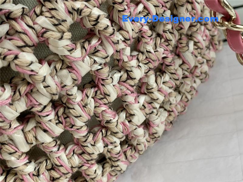 Ch**el straw bag