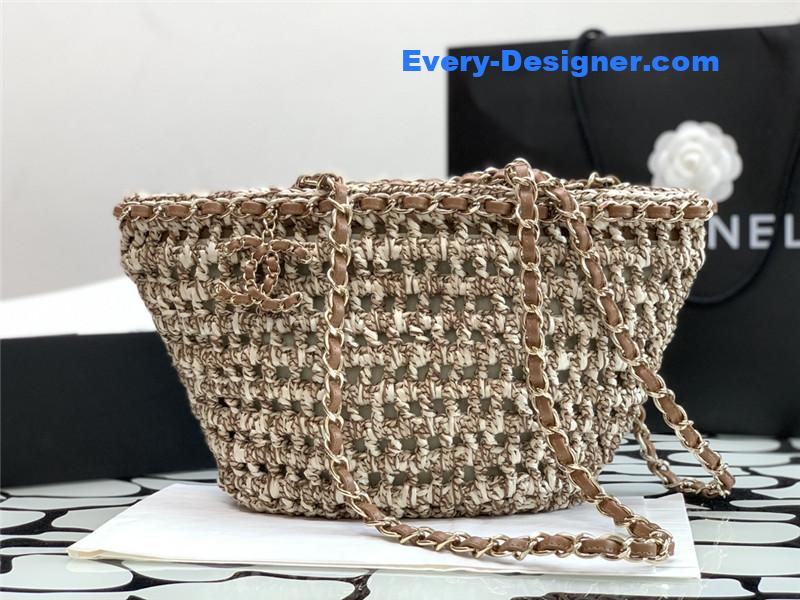 Ch**el straw bag