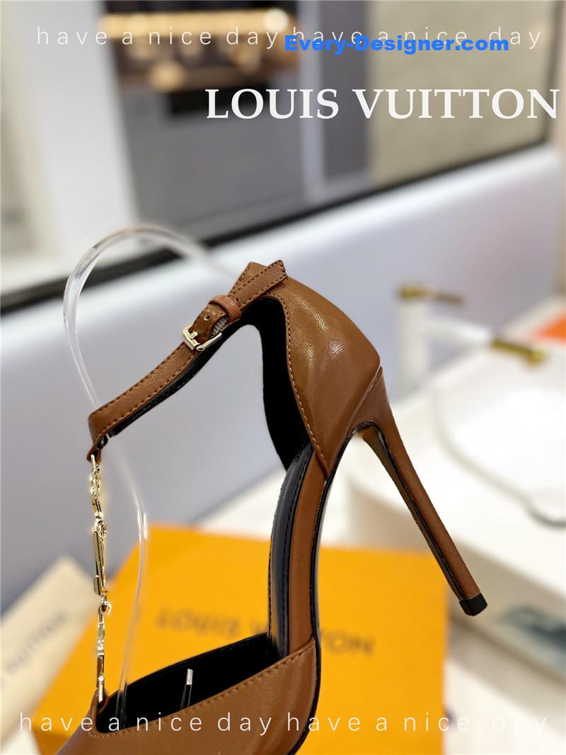 l0vis Vvtt0n lv fashion bazaar metal chain high heels