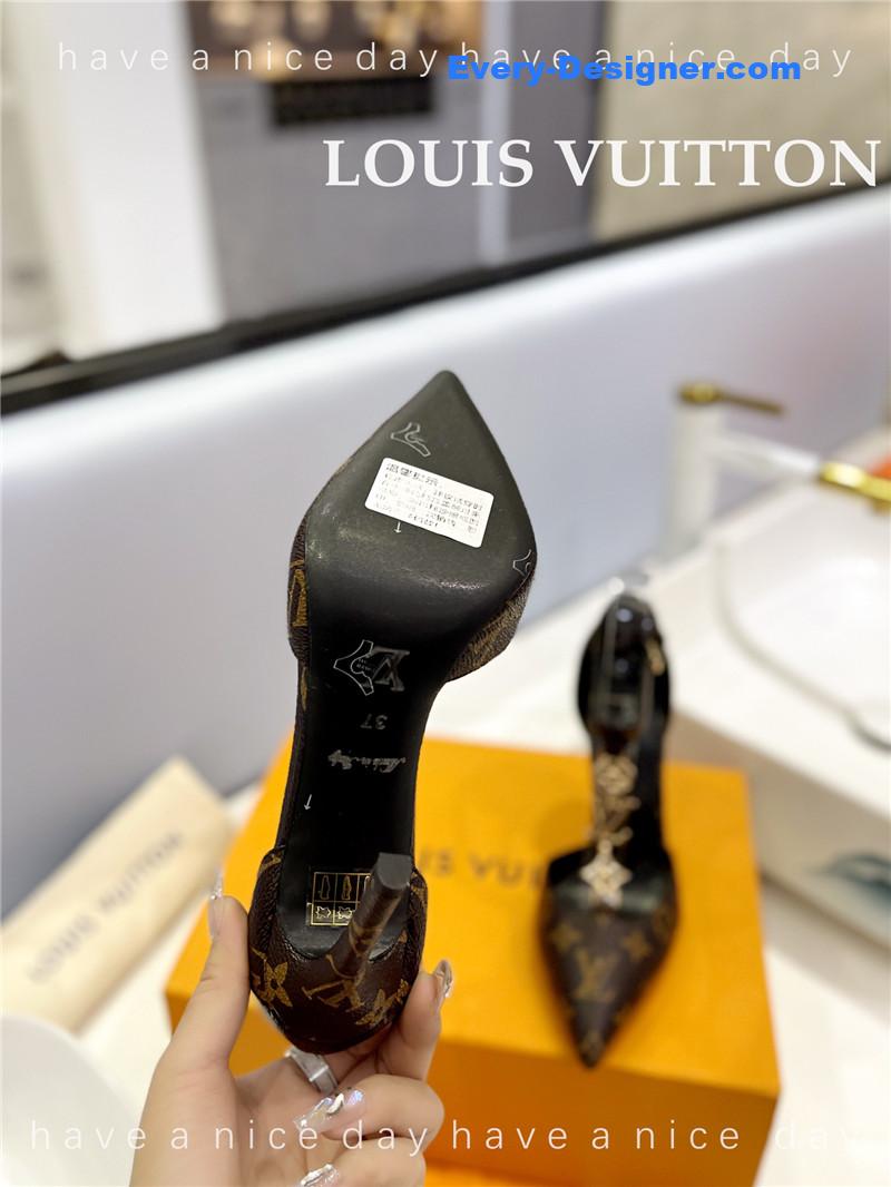 l0vis Vvtt0n lv fashion bazaar metal chain high heels