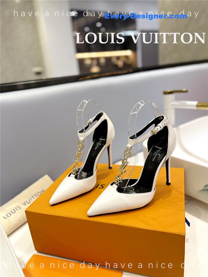 l0vis Vvtt0n lv fashion bazaar metal chain high heels