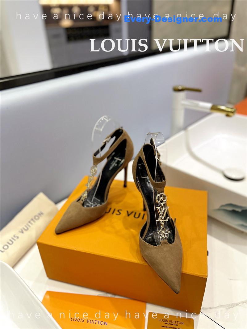 l0vis Vvtt0n lv fashion bazaar metal chain high heels