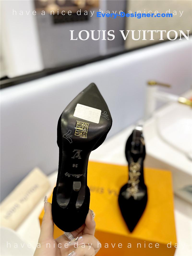 l0vis Vvtt0n lv fashion bazaar metal chain high heels