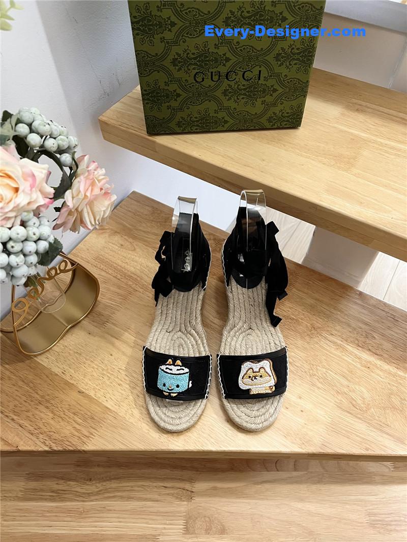 Gvc*1 espadrille wedge platform shoes