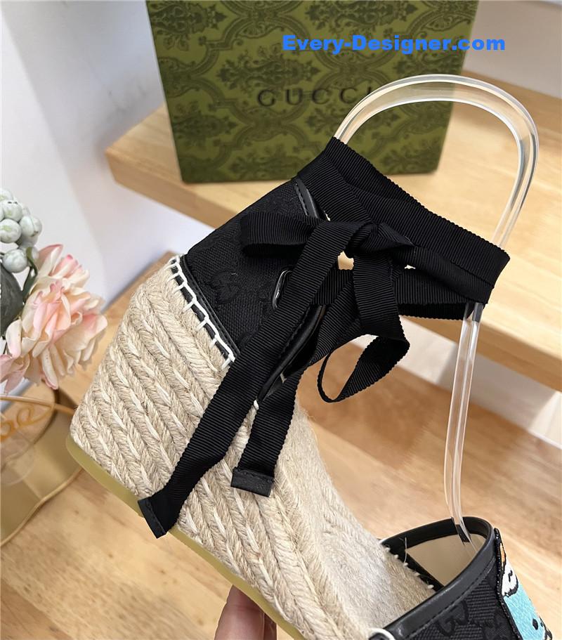 Gvc*1 espadrille wedge platform shoes