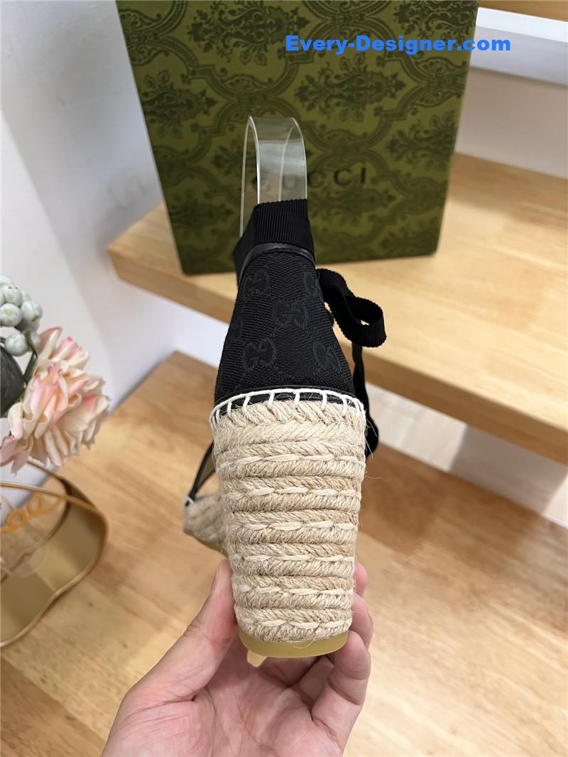 Gvc*1 espadrille wedge platform shoes