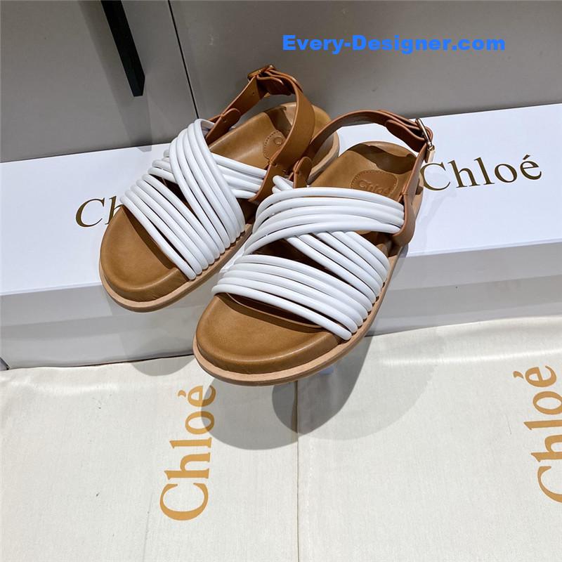 Chloe Cross Strap Roman Sandals