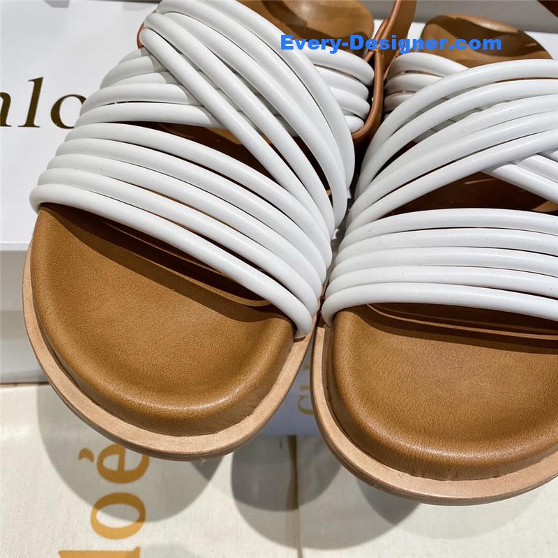 Chloe Cross Strap Roman Sandals