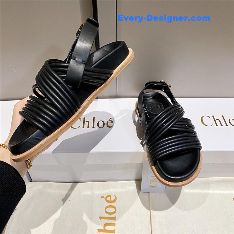 Chloe Cross Strap Roman Sandals