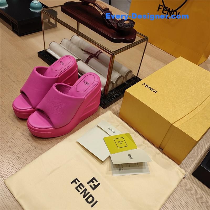F**di wedge platform sandals