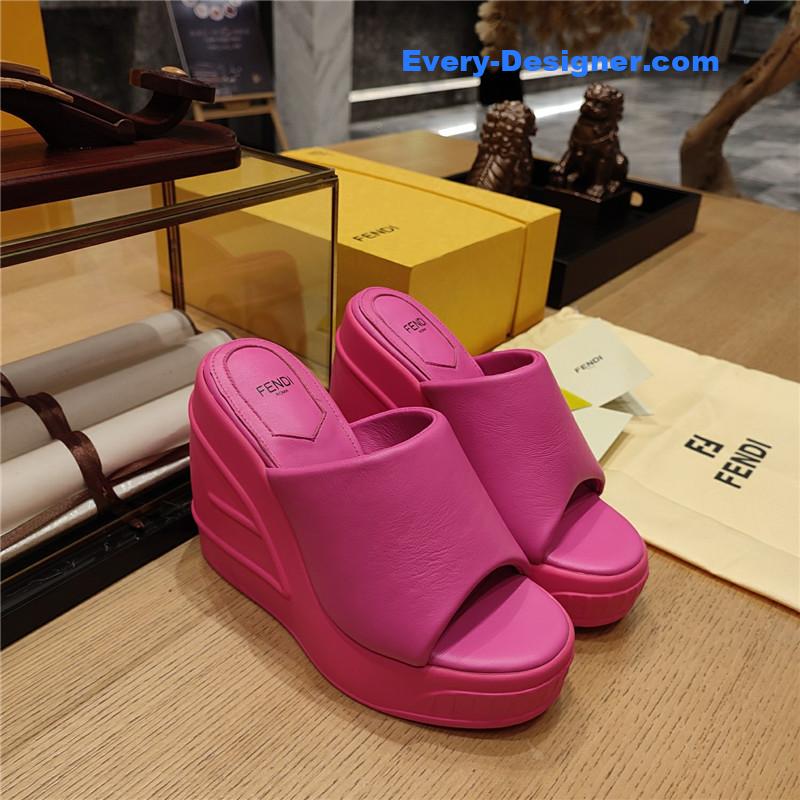 F**di wedge platform sandals