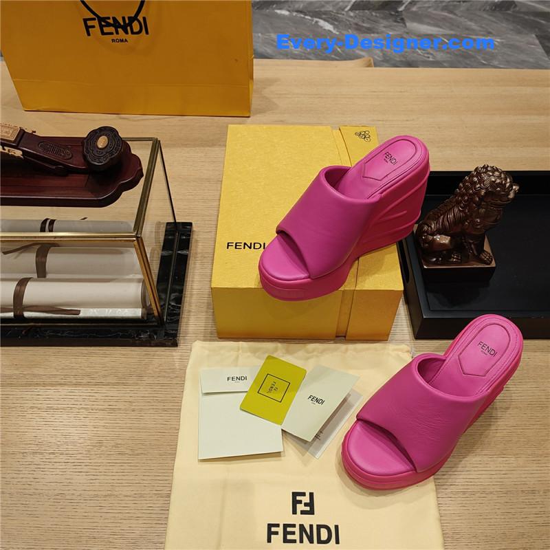 F**di wedge platform sandals