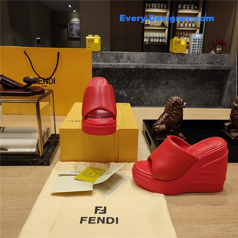 F**di wedge platform sandals