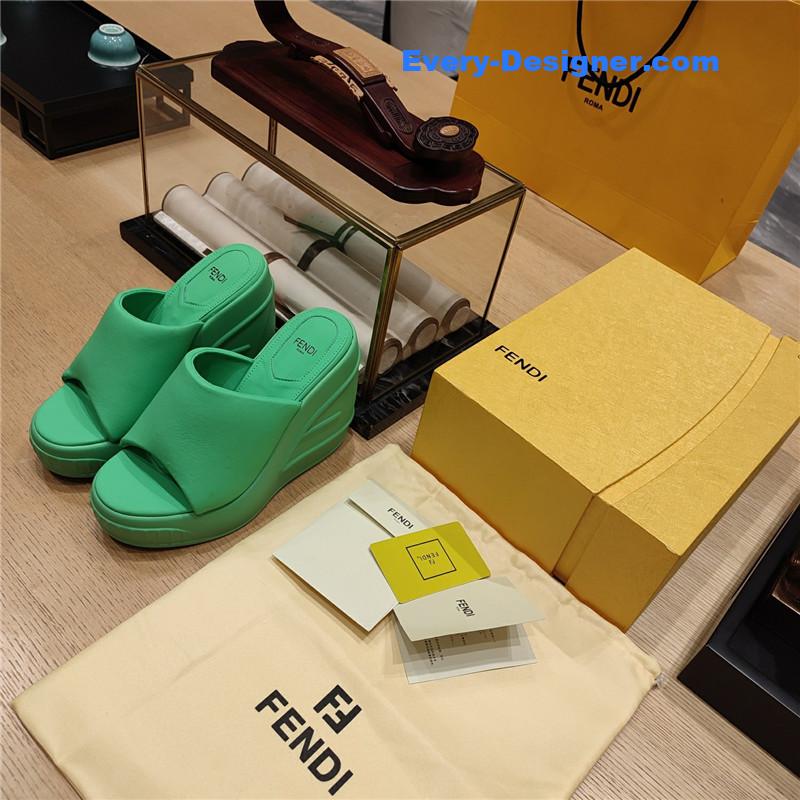 F**di wedge platform sandals