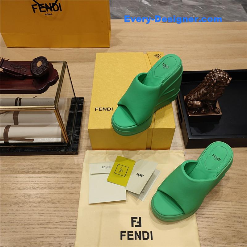 F**di wedge platform sandals