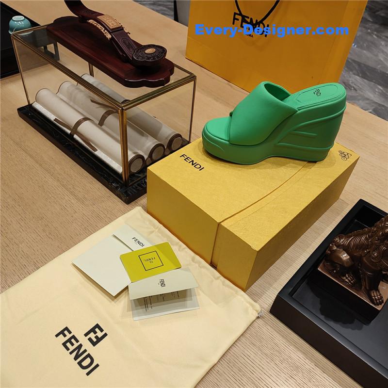 F**di wedge platform sandals