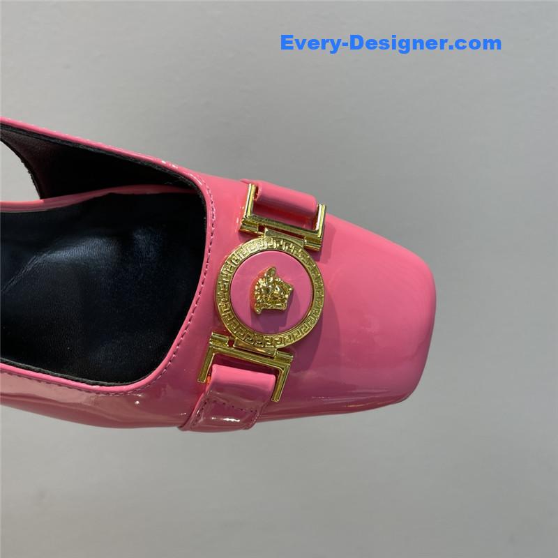 Versace Block Heel Sandals
