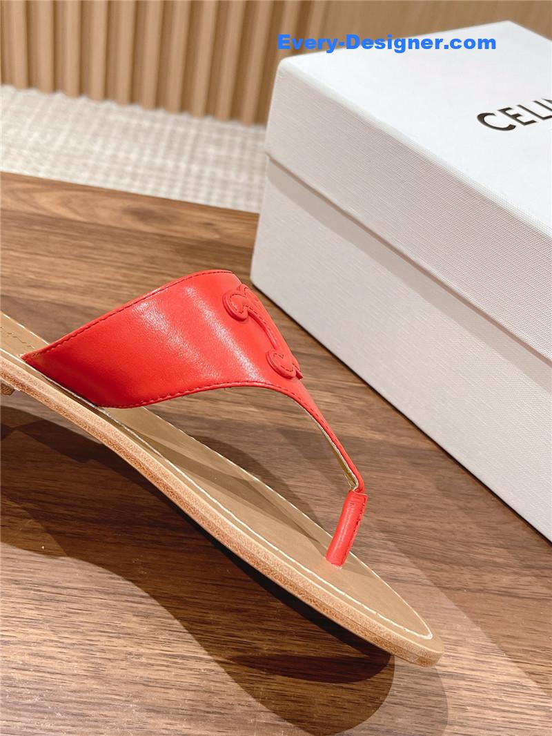Ce1i*e flip flops womens