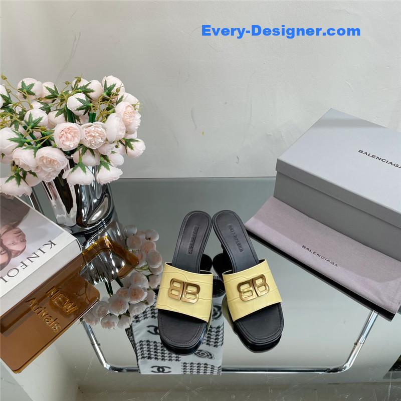 Ba1en*iaga double b buckle stiletto sandals