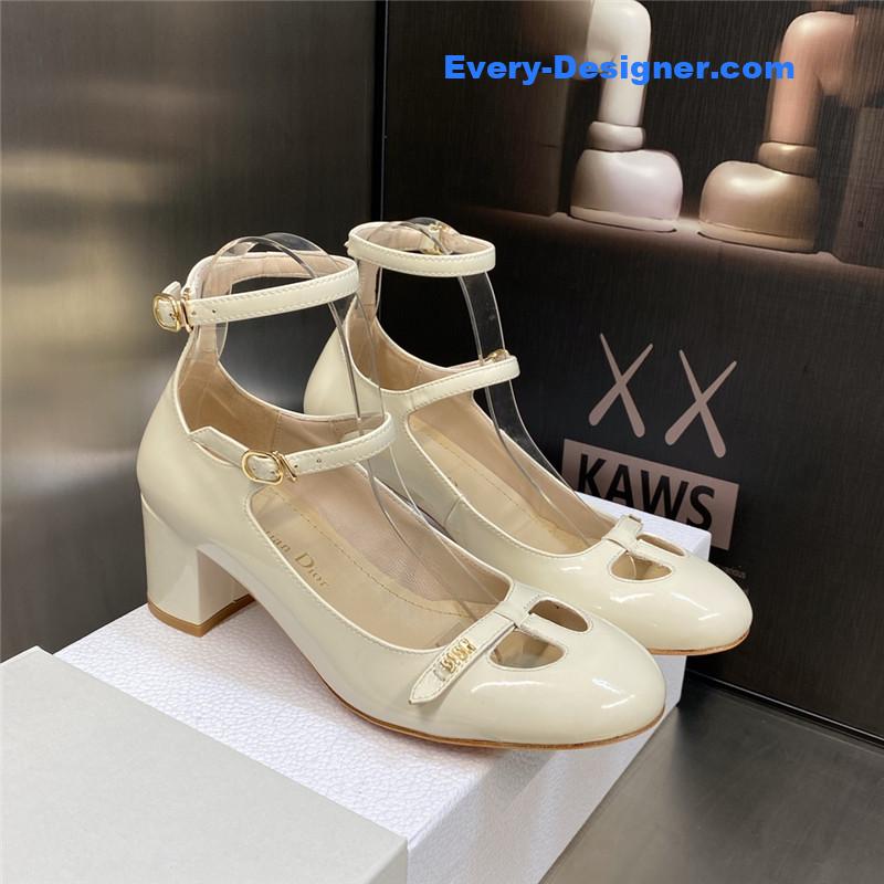 D10r retro roman style low heel doll women’s shoes