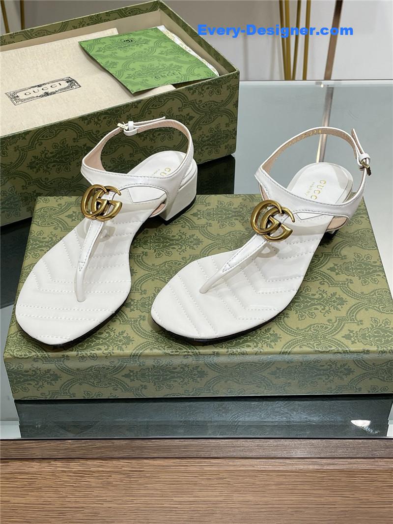 Gvc*1 classic gg buckle sandals