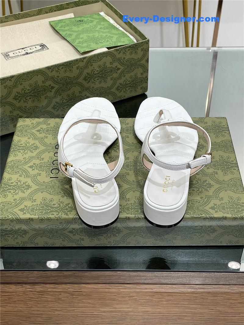 Gvc*1 classic gg buckle sandals
