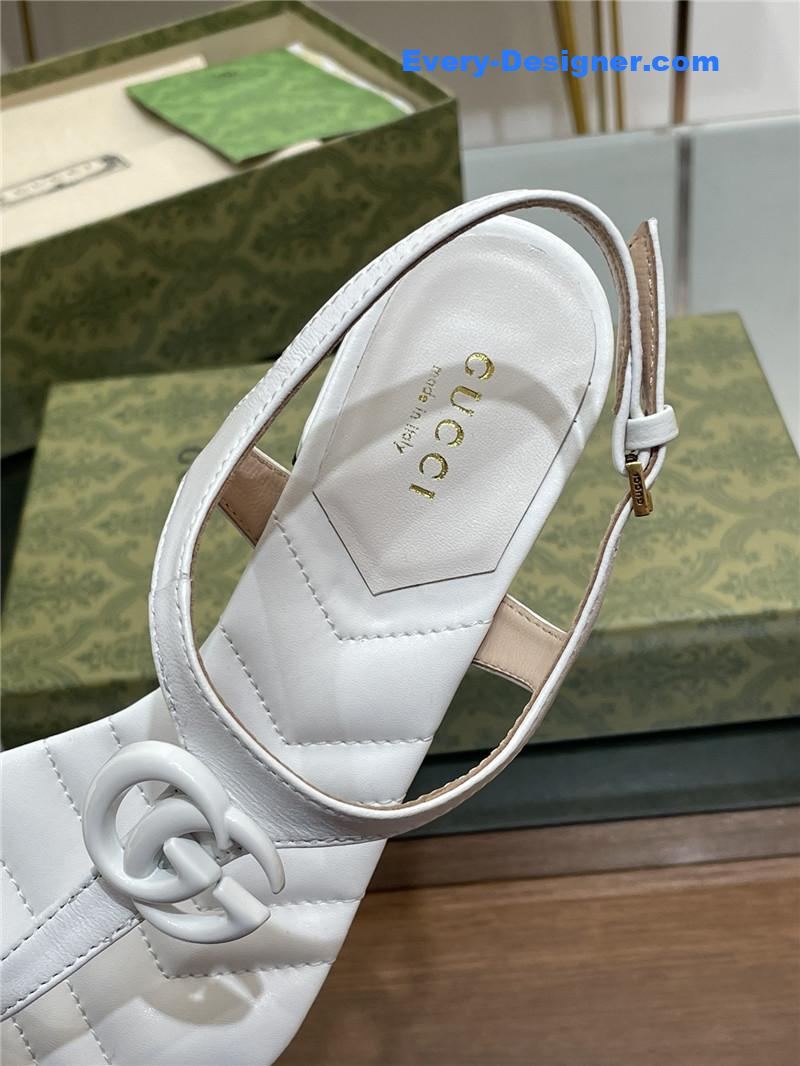 Gvc*1 classic gg buckle sandals