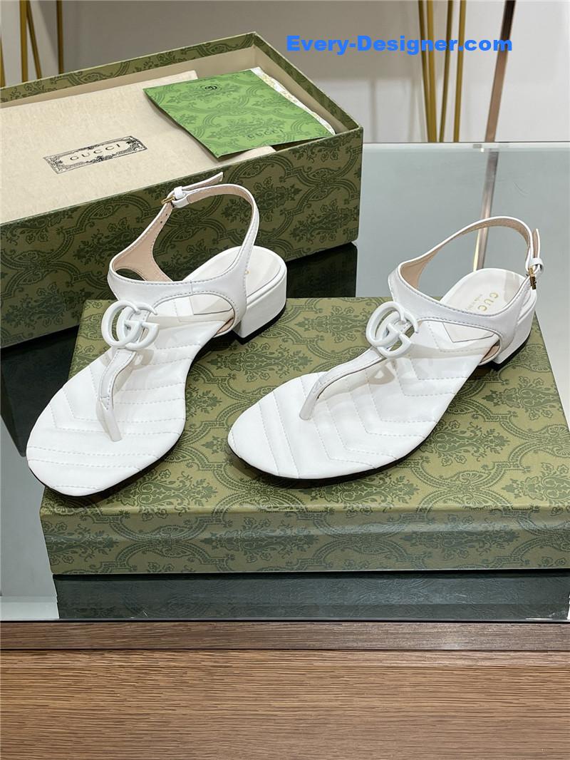 Gvc*1 classic gg buckle sandals