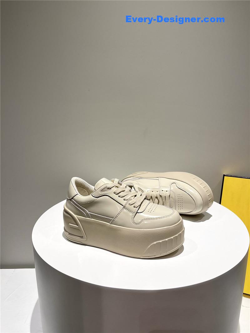 f**di platform shoes in S*per soft patent leather