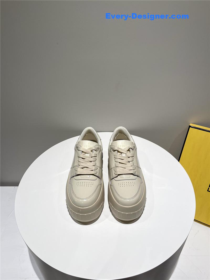 f**di platform shoes in S*per soft patent leather