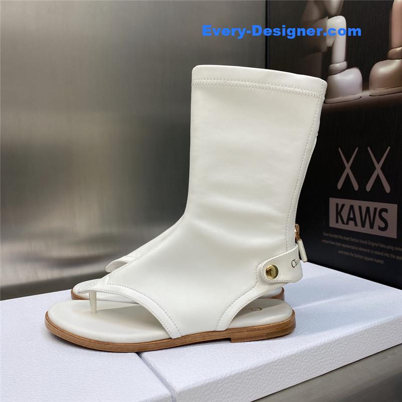 D10r new spirit clip toe casual flat elastic female sandals