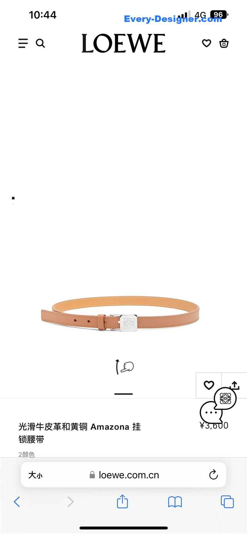 L0ew* counter new women’s fine belt