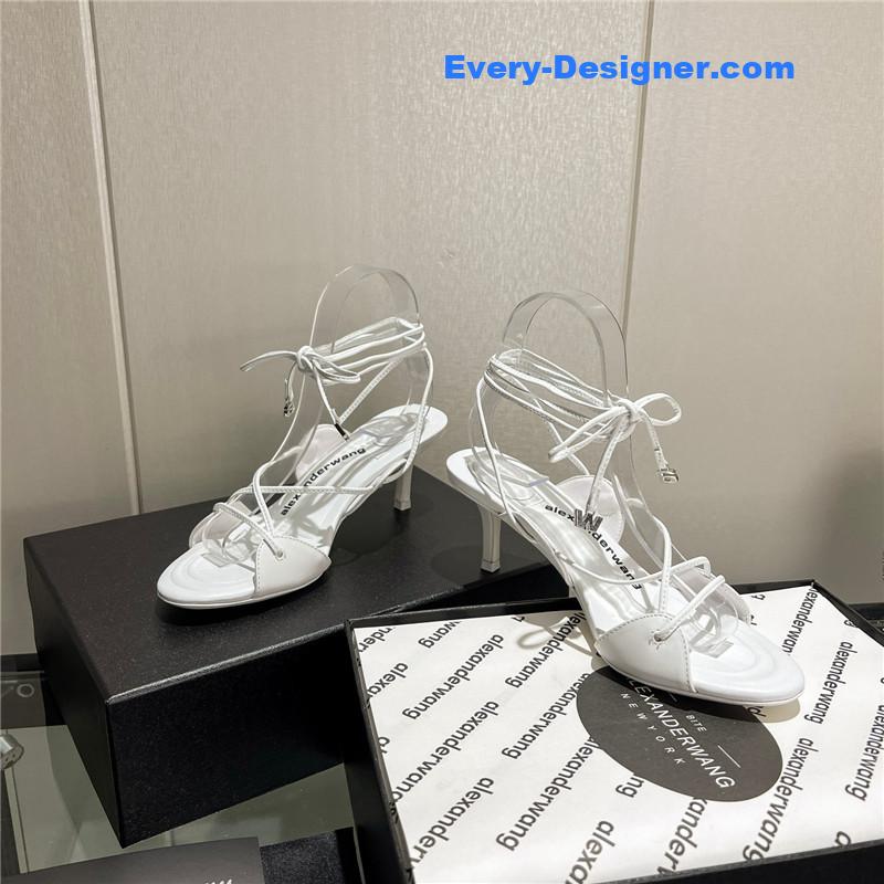 A1exa*der wang metal rhinestone buckle sandals