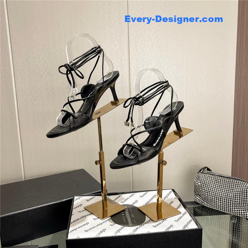 A1exa*der wang metal rhinestone buckle sandals