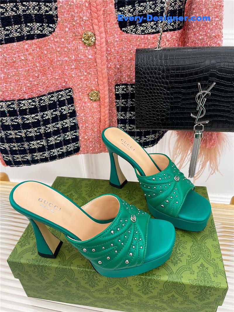Gvc*1 platform rivets high heels