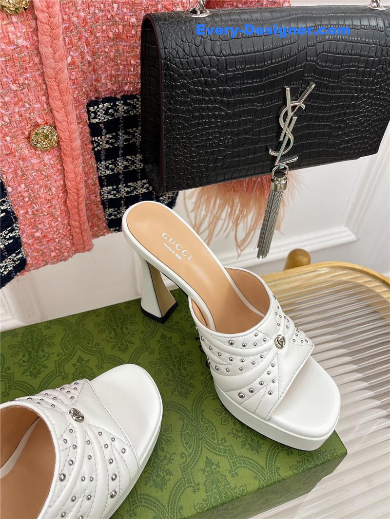 Gvc*1 platform rivets high heels