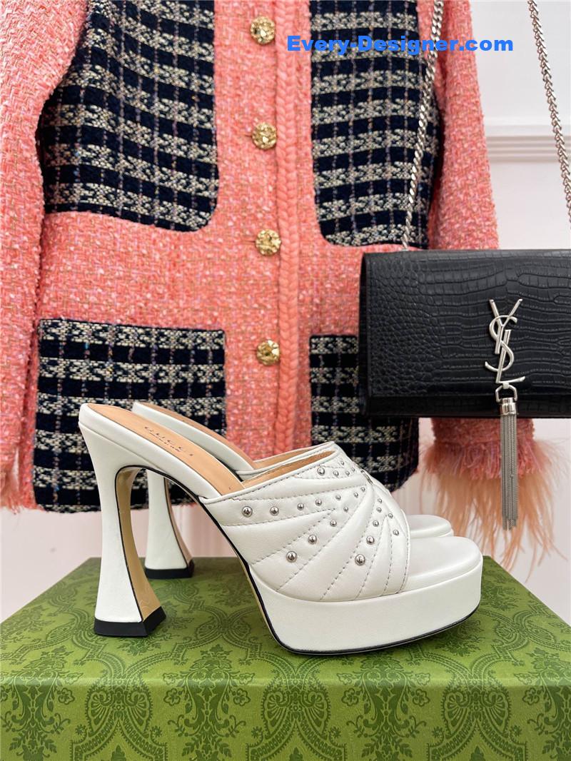 Gvc*1 platform rivets high heels