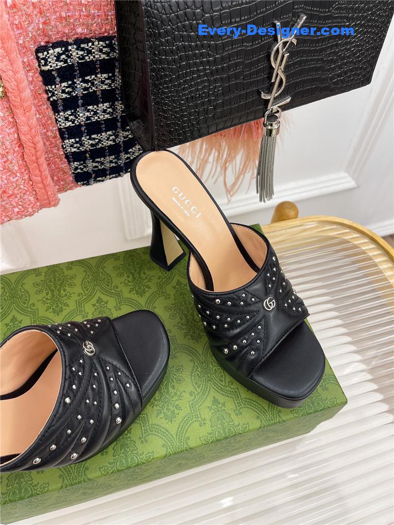 Gvc*1 platform rivets high heels