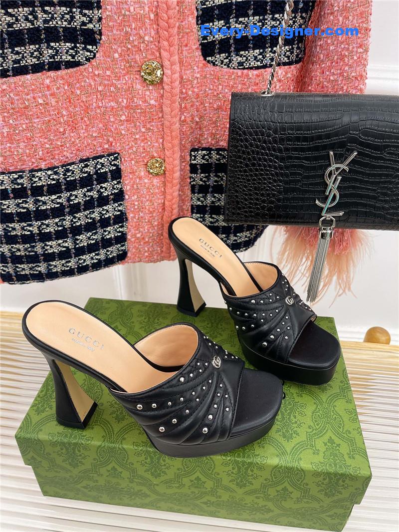 Gvc*1 platform rivets high heels