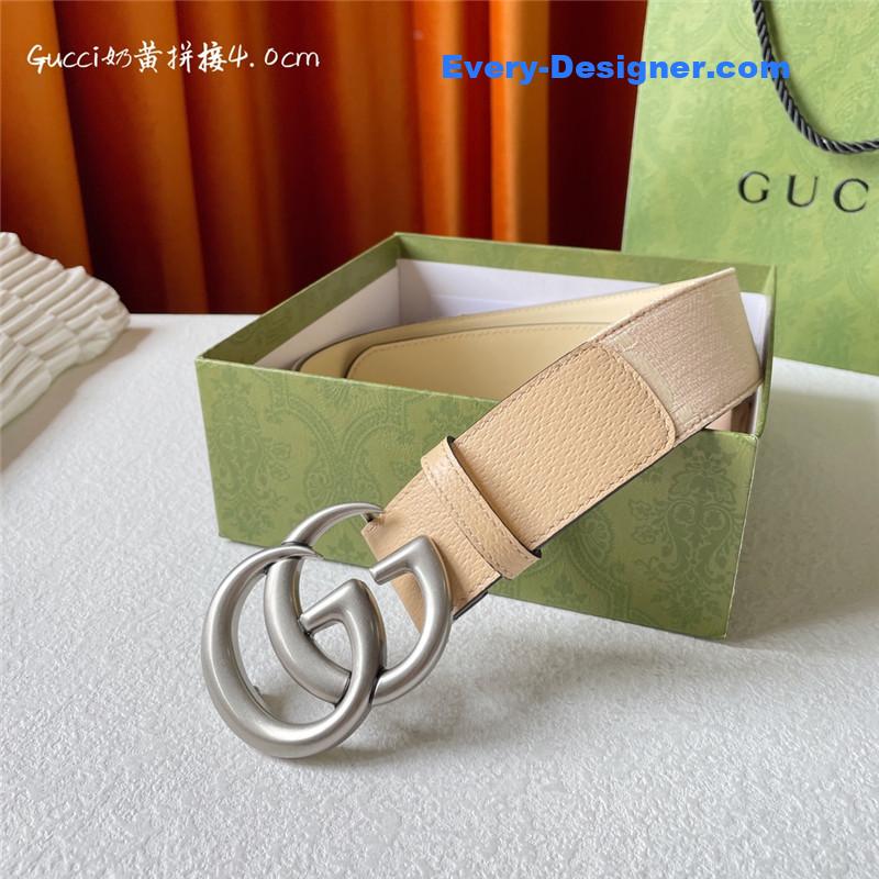 Gvc*1 belt with double g logo buckle
