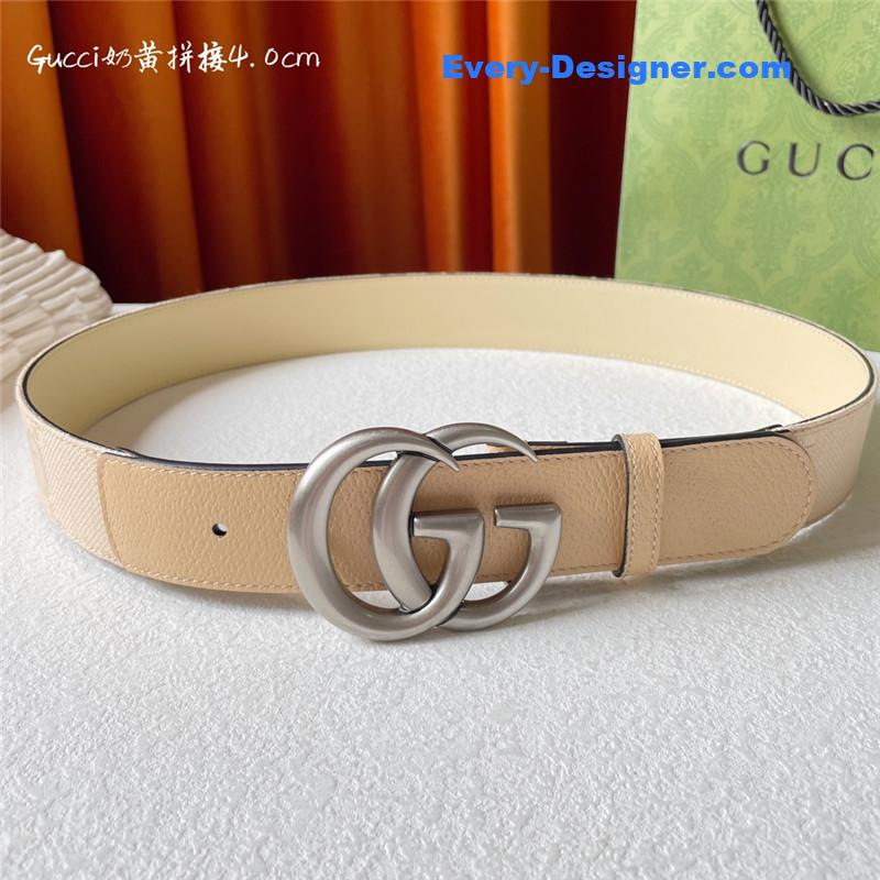 Gvc*1 belt with double g logo buckle