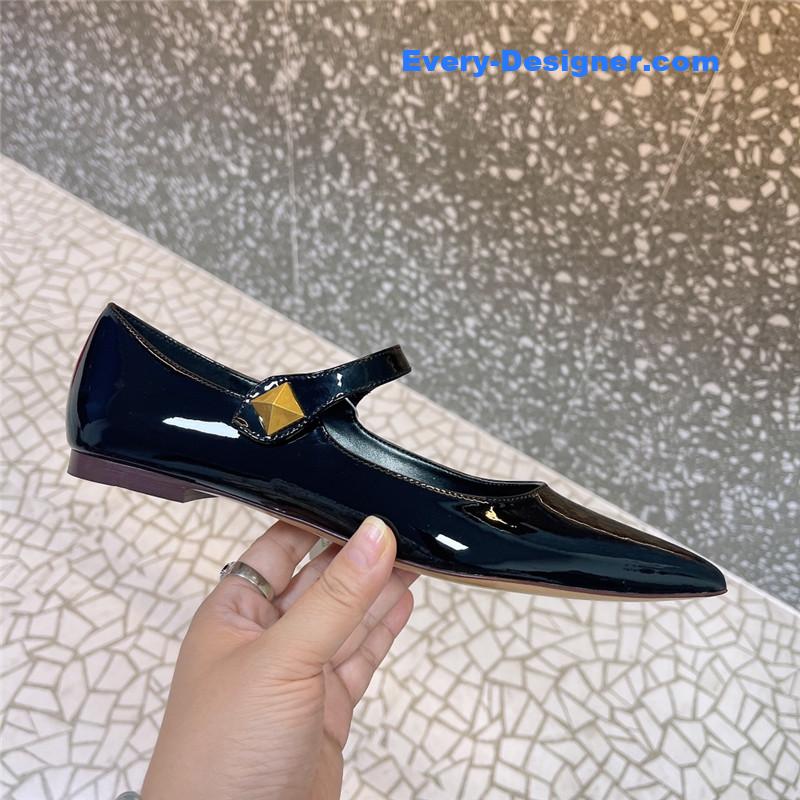 Va1e*ntin0 new mary jane high-heeled shoes