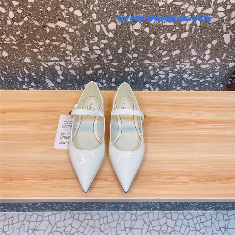 Va1e*ntin0 new mary jane high-heeled shoes
