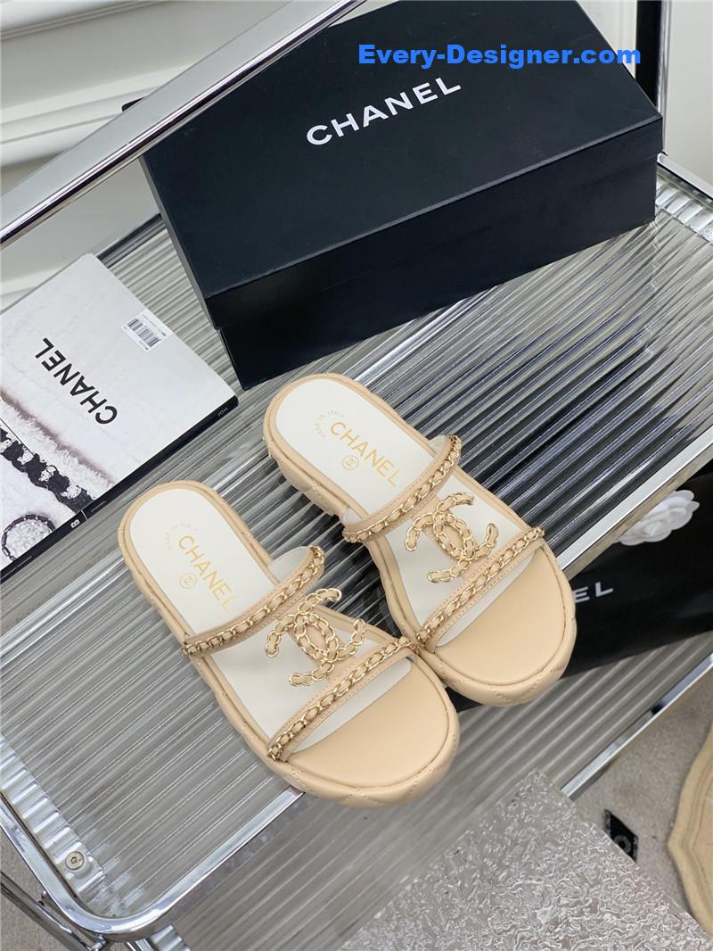 CC new silk sheepskin slippers