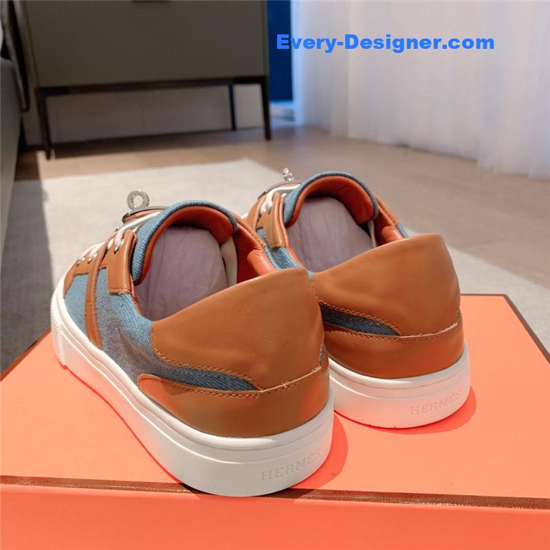 H**me5 british retro design white shoes
