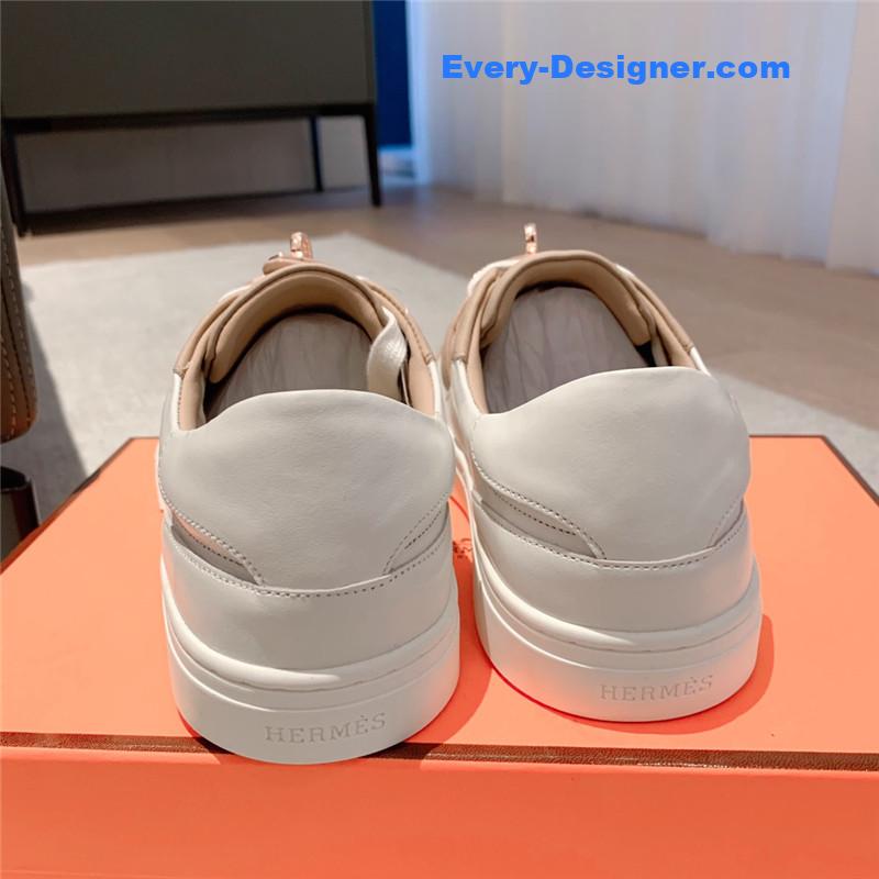H**me5 british retro design white shoes