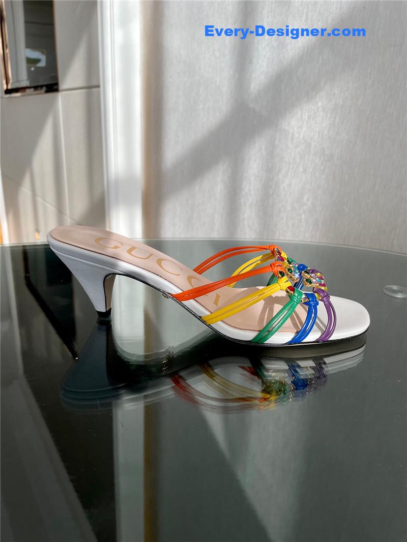 Gvc*1 new crystal embellished sandals and slippers