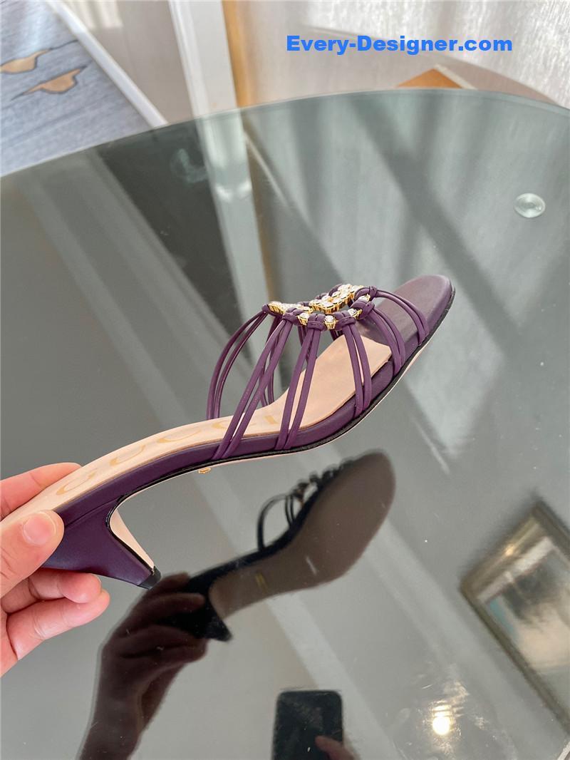Gvc*1 new crystal embellished sandals and slippers