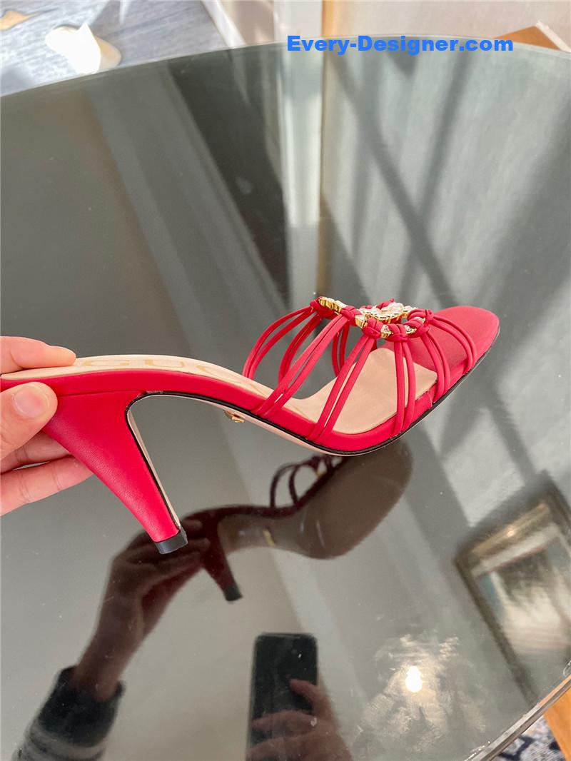 Gvc*1 new crystal embellished sandals and slippers