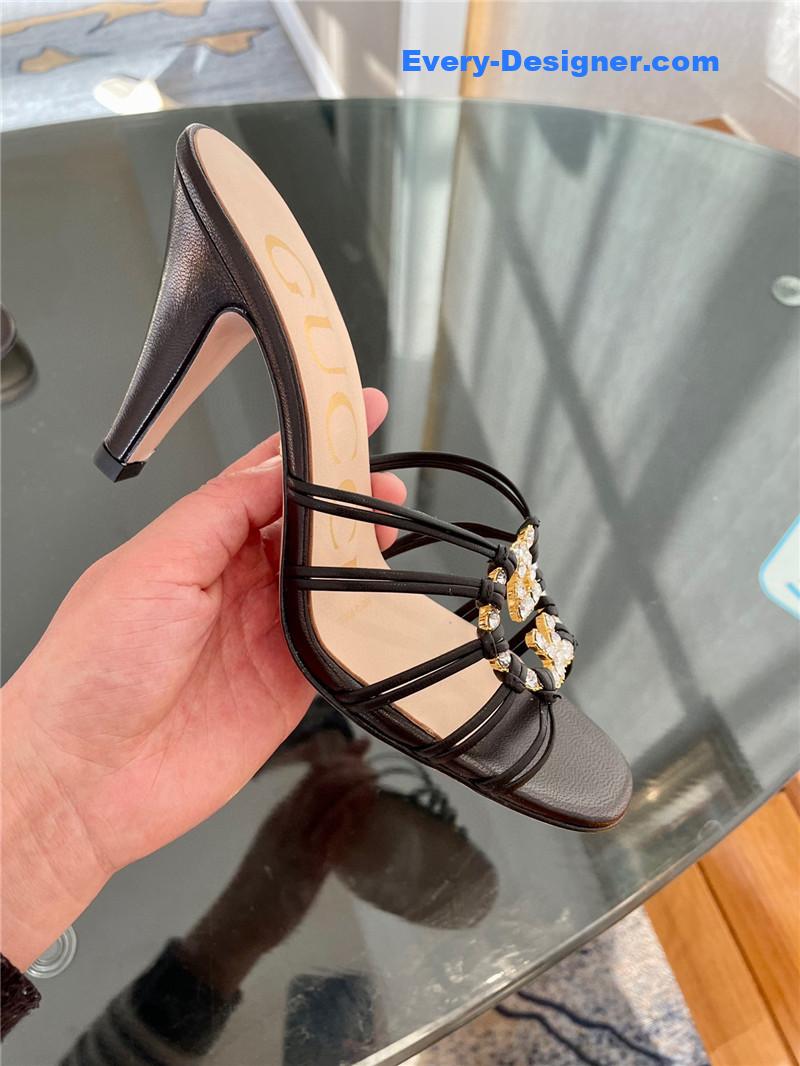 Gvc*1 new crystal embellished sandals and slippers